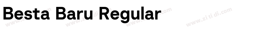 Besta Baru Regular字体转换